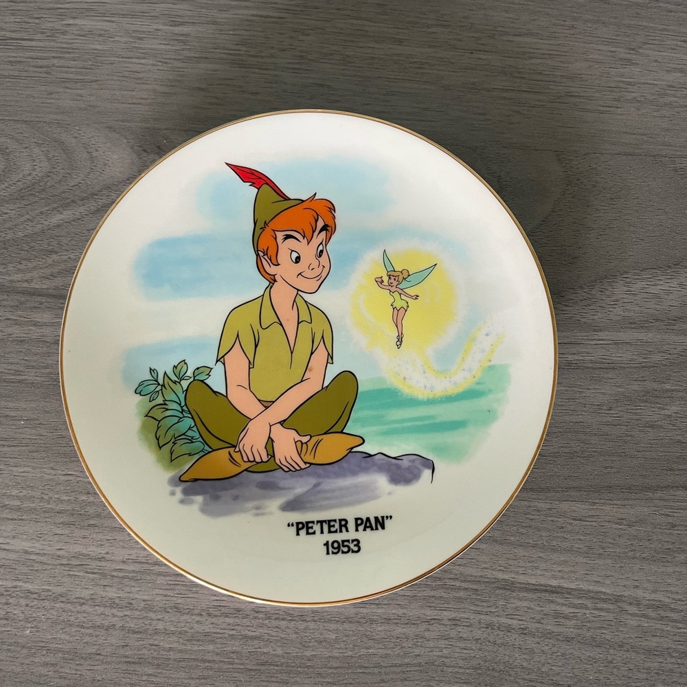 Vintage Disney Peter Pan 1953 Decorative Plate